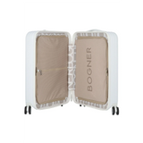 BOGNER Piz Kabinentrolley 55 cm in Weiß, leichter Carbon-Hartschalenkoffer mit 4 Rollen, TSA-Schloss und Laptopfach