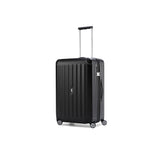 BOGNER Piz Deluxe Hartschalenkoffer Medium 65 cm in Schwarz, eleganter Trolley mit TSA-Lock und 360-Grad-Rollensystem