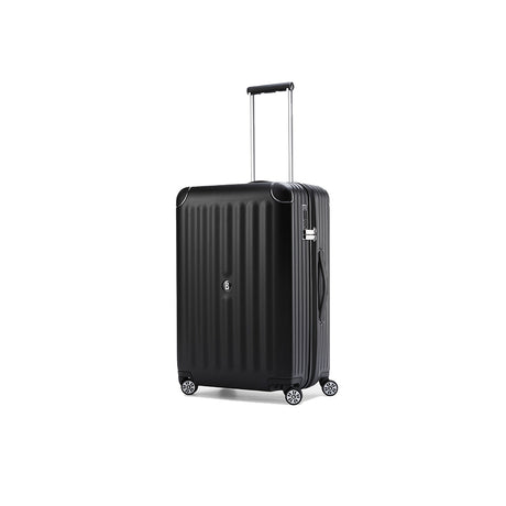 BOGNER Piz Deluxe Hartschalenkoffer Medium 65 cm in Schwarz, eleganter Trolley mit TSA-Lock und 360-Grad-Rollensystem