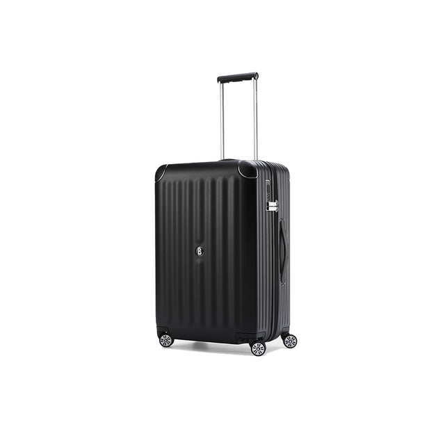 BOGNER Piz Deluxe Hartschalenkoffer Medium 65 cm in Schwarz, eleganter Trolley mit TSA-Lock und 360-Grad-Rollensystem