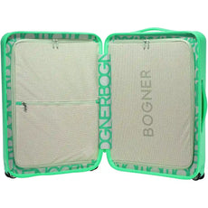 BOGNER Piz C65 Trolleycase 65 cm in Irish Green, robuster Polycarbonat-Koffer mit 4 Rollen und TSA-Zahlenschloss