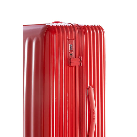 BOGNER Piz Hartschalenkoffer Large 77 cm in Rot, robuster Makrolon-Polycarbonat Trolley mit 95 Liter Volumen und TSA-Lock