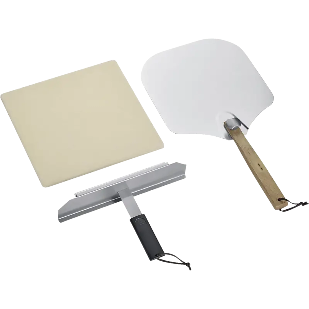 Das CASO 2249 PizzaChef 400° Pizza-Ofen-Set enthält einen Pizzastein für knusprige Pizza, einen Metall-Pizzaschieber mit Holzgriff und einen Metall-Pizzaschneider - ideal für die Verwendung in Ihrem CASO Pizza-Ofen oder mit Ober-/Unterhitze.