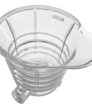 Der CASO Entsafter Slowjuicer SJW 300 verfügt über einen transparenten Kunststofftrichter mit geriffelten Seiten und einem abgewinkelten Auslauf, der sich perfekt zum Ausgießen von Flüssigkeiten und zum Erhalt von Vitaminen beim Entsaften eignet. Marke: CASO. Farbe: schwarz.