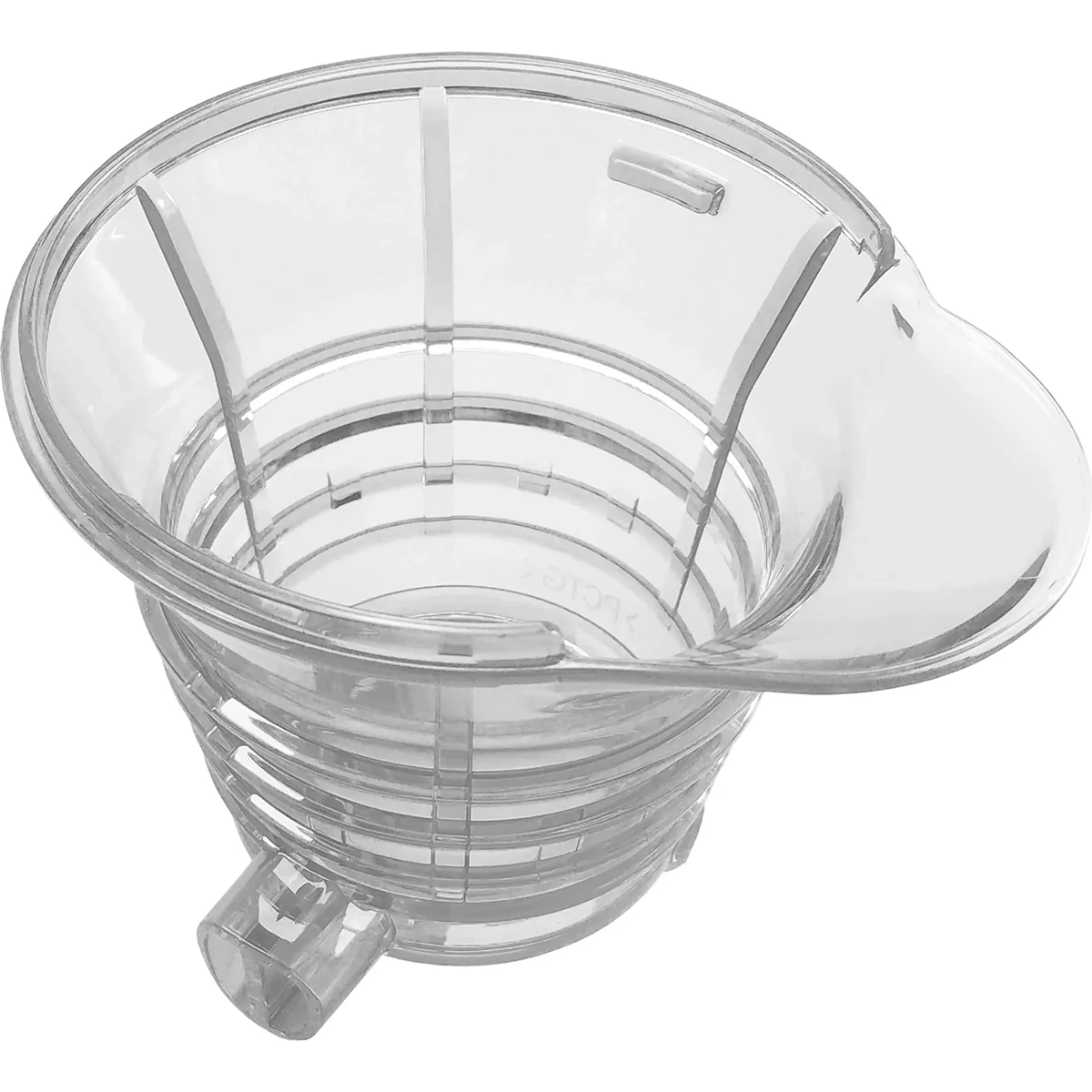 Der CASO Entsafter Slowjuicer SJW 300 verfügt über einen transparenten Kunststofftrichter mit geriffelten Seiten und einem abgewinkelten Auslauf, der sich perfekt zum Ausgießen von Flüssigkeiten und zum Erhalt von Vitaminen beim Entsaften eignet. Marke: CASO. Farbe: schwarz.