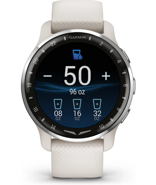 Die Garmin D2 Air X10 010-02496-13 Smartwatch in Weiß verfügt über einen Hydration Tracker (50 oz/96 oz Ziel), erweiterte Gesundheitsüberwachung und robuste GPS-Navigation, die alle von der bewährten Garmin-Technologie unterstützt werden.