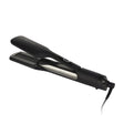 Das ghd Duet Style 2-in-1 Hot Air Styler Set in schwarz von ghd, mit schwarzem und silbernem Design und Netzkabel, ist auf weißem Hintergrund abgebildet.