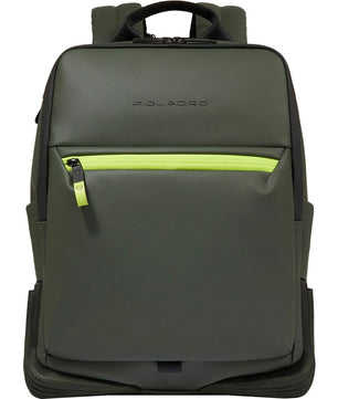 Der Piquadro C20W Business-Rucksack aus Leder von Piquadro bietet RFID-Schutz, ein praktisches Laptopfach und stilvolles Design-perfekt für den täglichen Arbeitsweg.