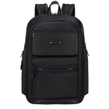 Samsonite Relyon Backpack M 15.6 Zoll in Schwarz aus recyceltem rPet, nachhaltiger Business-Rucksack mit Laptopfach