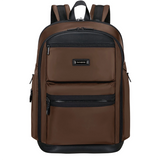 Samsonite Relyon Backpack M 15.6 Zoll in Braun aus recyceltem rPet, nachhaltiger Business-Rucksack mit Laptopfach