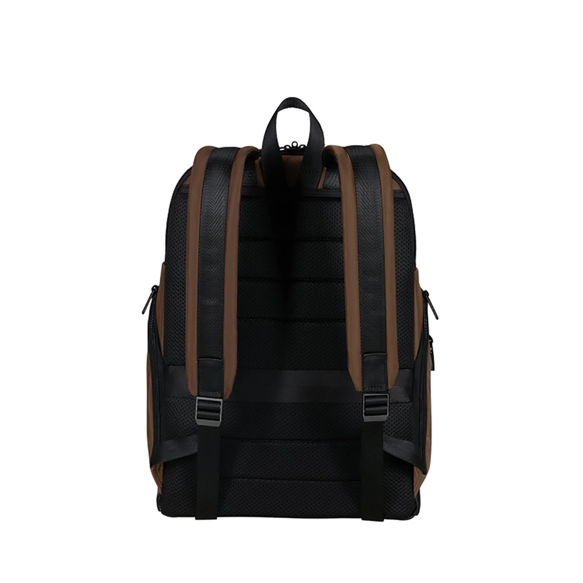 Samsonite Relyon Backpack M 15.6 Zoll in Braun aus recyceltem rPet, nachhaltiger Business-Rucksack mit Laptopfach
