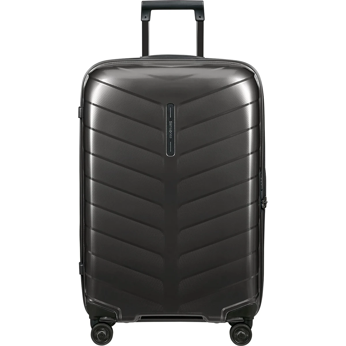 Samsonite Attrix Hartschalenkoffer 69 cm aus Roxkin Material, leichter und robuster Trolley mit 4 Doppelrollen und TSA-Schloss