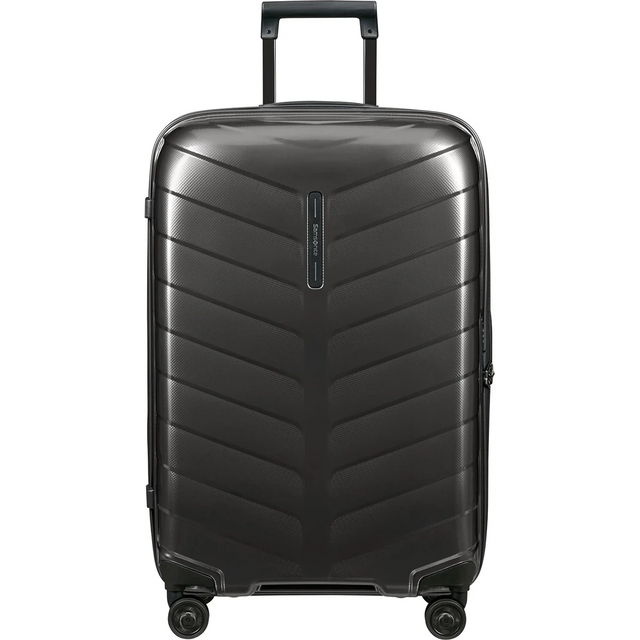 Samsonite Attrix Hartschalenkoffer 69 cm aus Roxkin Material, leichter und robuster Trolley mit 4 Doppelrollen und TSA-Schloss
