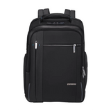 Der schwarze Samsonite Spectrolite 3.0 Rucksack mit mehreren Reißverschlussfächern, einem 15"-Laptopfach und einem Griff an der Oberseite ist auf weißem Hintergrund abgebildet.