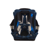 Das School-Mood Timeless Schulranzen-Set "Moritz" in Marineblau und Schwarz verfügt über gepolsterte Träger und AIR FLOW auf dem Rückenteil.