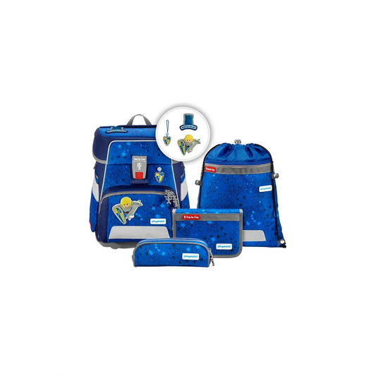 Step by Step Space - Limited Edition "Playmobil Novelmore Arwynn" 5-teiliges Set: zwei Taschen, zwei Beutel, lustige Magic Mags und Schlüsselanhänger von Step by Step.