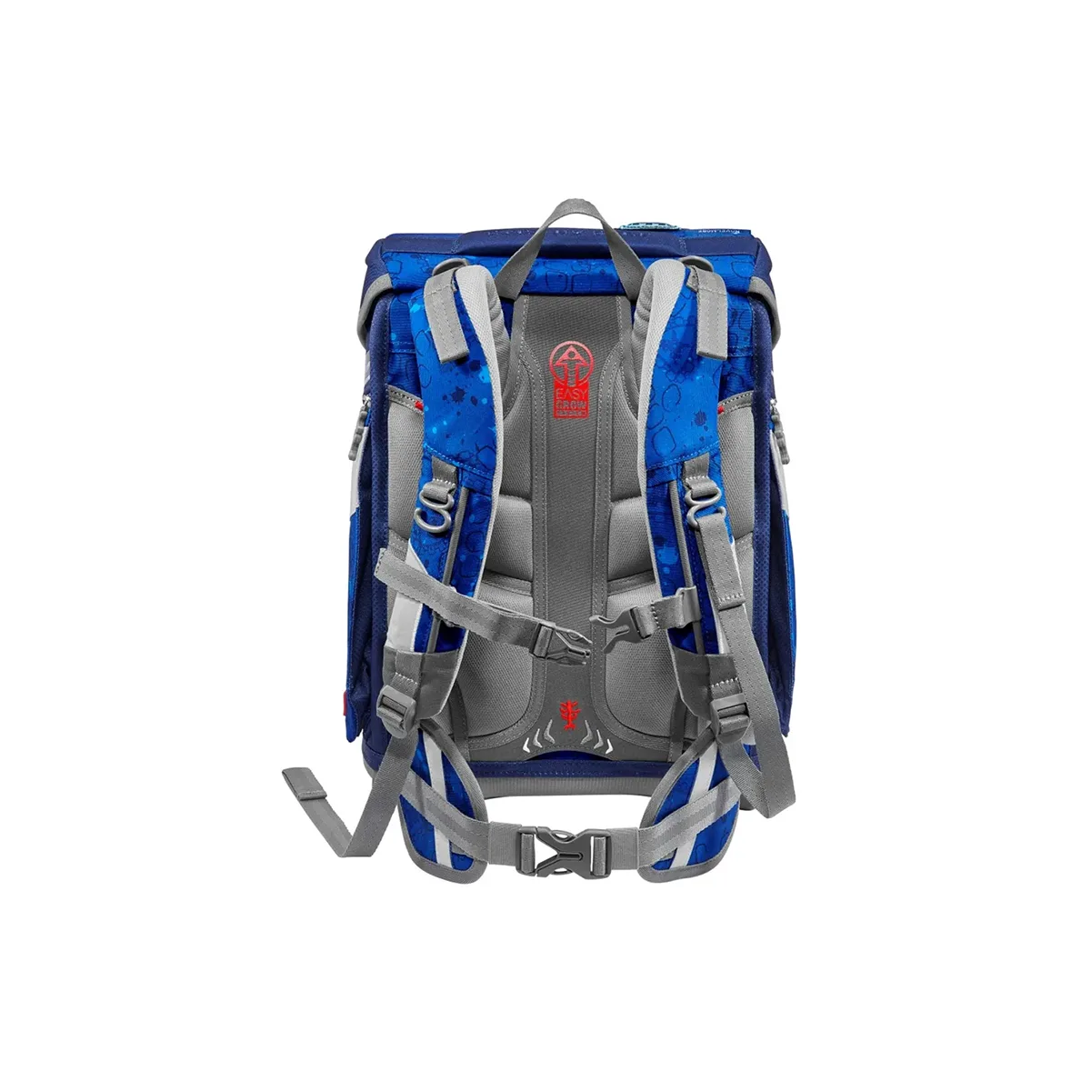 Rückansicht des Step by Step Space - Limited Edition "Playmobil Novelmore Arwynn" Rucksacks mit gepolsterten Trägern und ergonomischem Halt - ideal für Fans von Schulranzen Space oder Magic Mags von Step by Step.