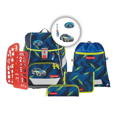 Set de mochilas escolares Step by Step 2IN1 PLUS "Police Car Cody", 6 piezas