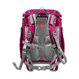 Das Step by Step 2IN1 PLUS Ranzen-Set "Fairy Freya" besticht durch sein rosa Design mit Sternenmuster und höhenverstellbaren, gepolsterten grauen Trägern - ideal für alle Fairy Freya Fans.