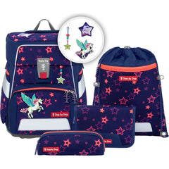 Step by Step SPACE Shine Schulranzen-Set – „Pegasus Night Nuala“ (5-teilig)