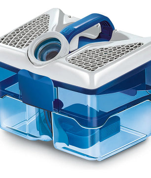 Der THOMAS Perfect Air Animal pure Staubsauger von THOMAS ist ein gelber Staubsauger, der speziell für Haustierbesitzer entwickelt wurde. Er verfügt über eine fortschrittliche Filterung für saubere Luft und effiziente Staubentfernung.