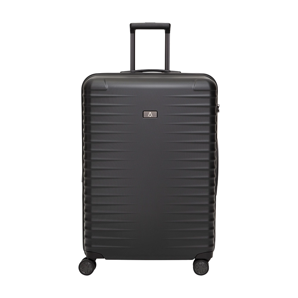 TITAN Litron Hartschalenkoffer 75 cm in Schwarz mit 4 Doppelrollen, TSA-Zahlenschloss und arretierbarem Teleskopgriff