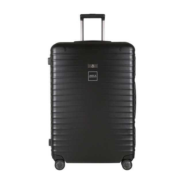 TITAN Litron Frame Hartschalenkoffer 75 cm in Schwarz mit 4 Doppelrollen, 100 Liter Volumen und TSA-Zahlenschloss