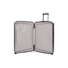 TITAN Litron Hartschalenkoffer 75 cm in Schwarz mit 4 Doppelrollen, TSA-Zahlenschloss und arretierbarem Teleskopgriff