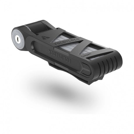 Voxom Compact Faltschloss 850 mm in Silber aus gehärtetem Stahl mit Kunststoffbeschichtung und Halterung